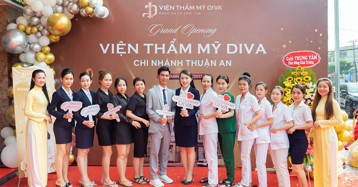 Viện thẩm mỹ DIVA Thuận An đông kín khách ngày khai trương